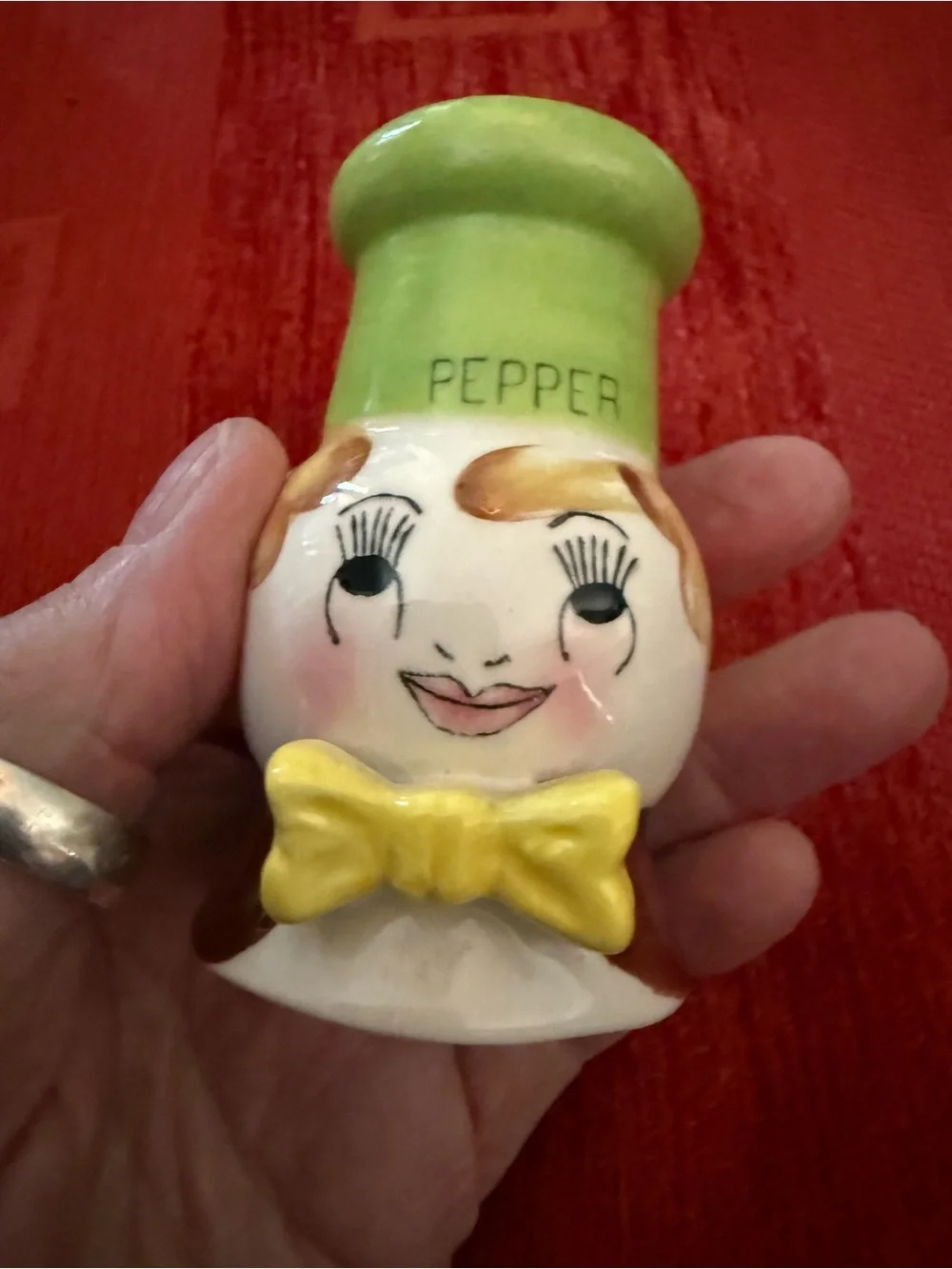 Vintage 1950s Anthropomorphic Chef Spice Shakers - Set of 4 - Excellent